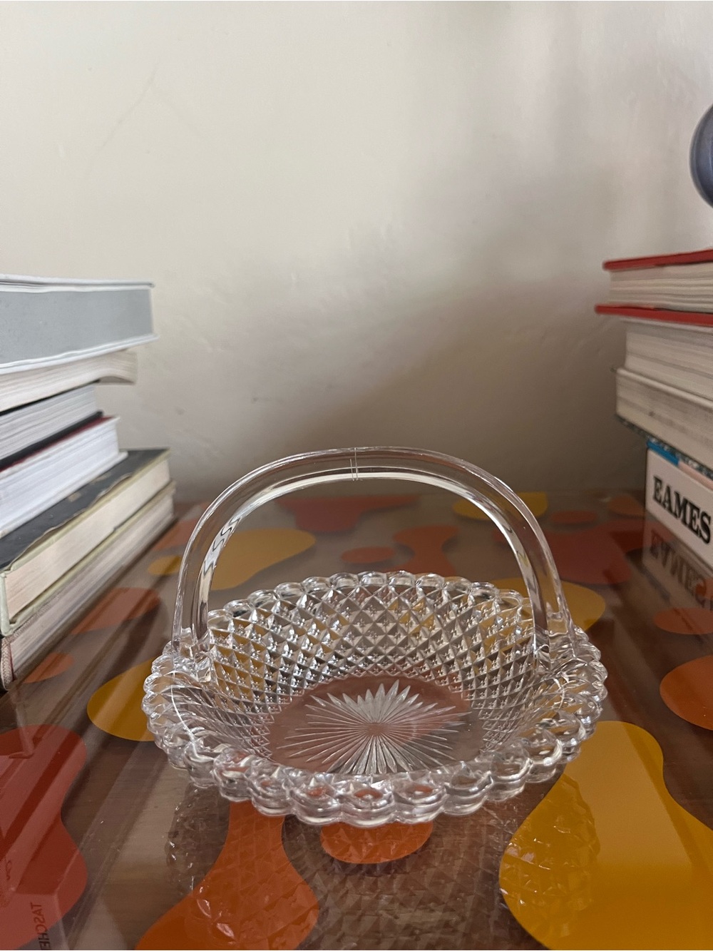 Vintage Westmoreland English Hobnail basket Vintage
